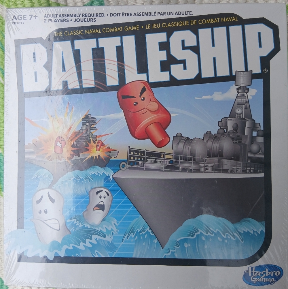 🍉2/40🍉NWT Hasbro Classic Naval Combat Game Battleship Game